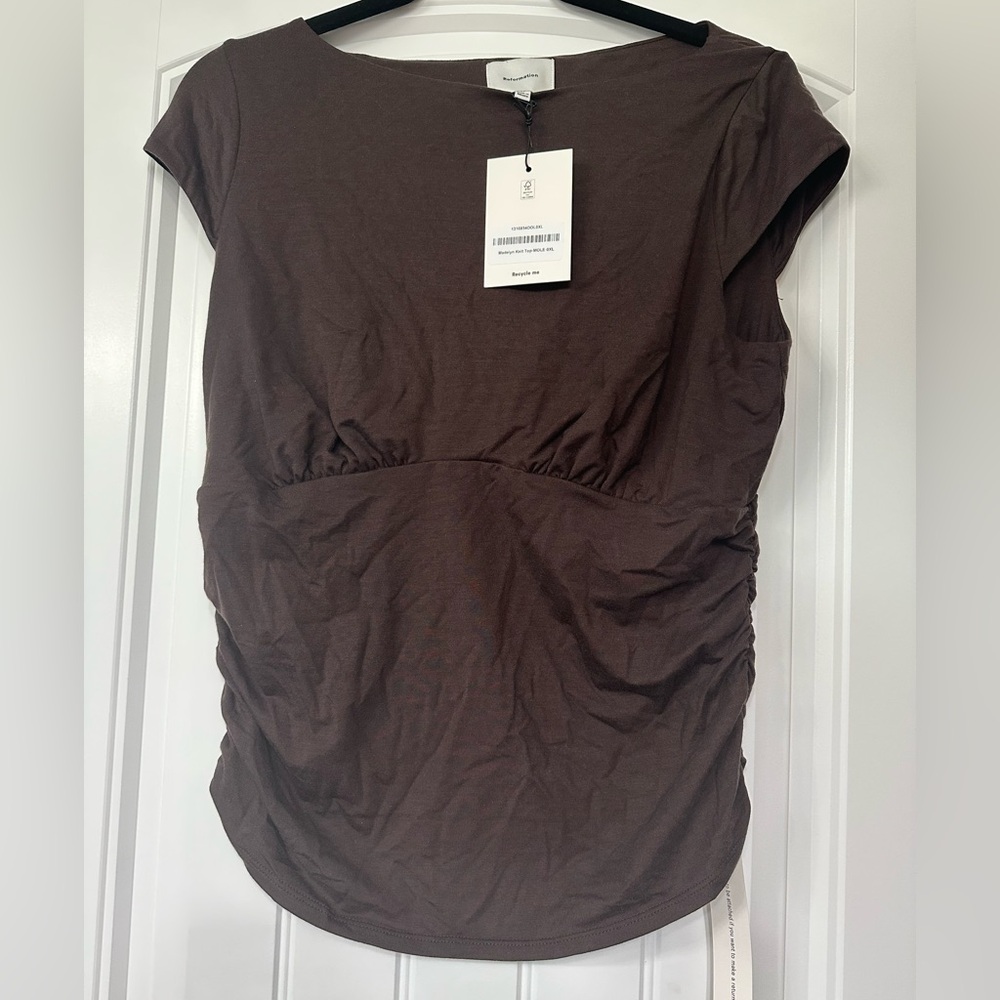 NWT Reformation Madelyn Knit Top